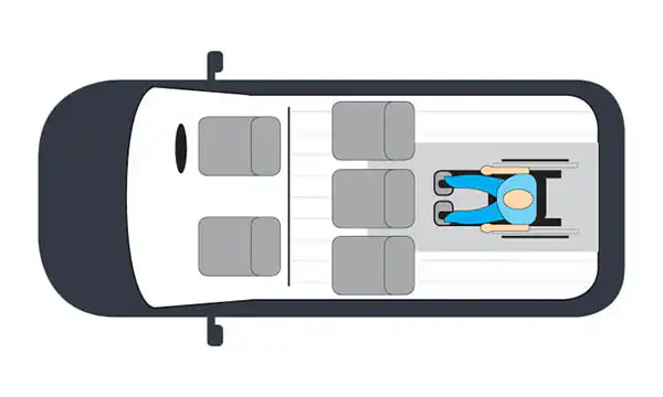3 Seats Rear